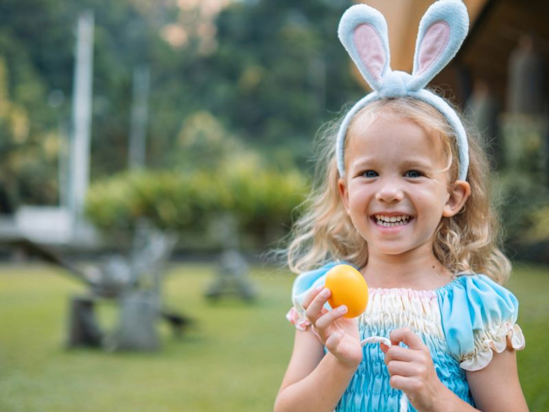 Was hattest du viel Spaß bei der Ostereiersuche !